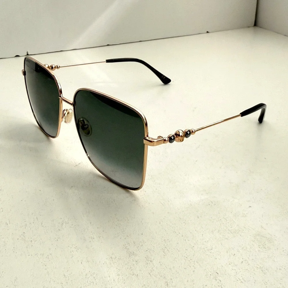 Jimmy Choo Women's Hester 59mm Sunglasses Summer Vacation Smoke‎ Lenses UV